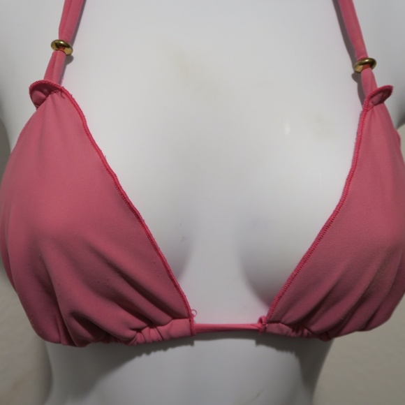 Pink Tie String Bikini - Picture 5 of 7